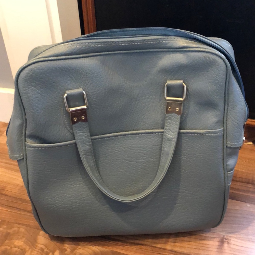 Vintage Blue Sears (bowling?) bag